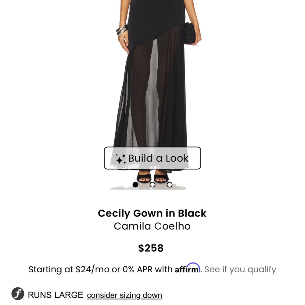 Camila Coelho Cecily Gown Dress Medium